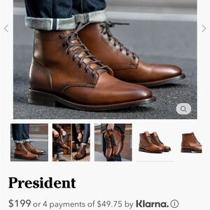 11.5 men’s Thursday Boots President Brandy